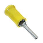 JST, FVPC Insulated Crimp Pin Connector, 2.6mm² to 6.6mm², 12AWG to 10AWG, 2.7mm Pin Diameter, 14mm Pin Length, Yellow