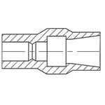 TE Connectivity PVC Crimp Terminal Housing, Natural