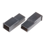 TE Connectivity, Positive Lock .250 Mk I 1 Way Nylon Crimp Terminal Housing, 6.35mm Tab Size, Natural