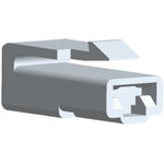 TE Connectivity, FASTON .250 1 Way Nylon Crimp Terminal Housing, Natural