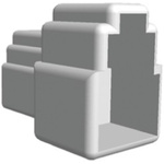 TE Connectivity, FASTON .250 3 Way Nylon Crimp Terminal Housing, Natural