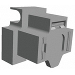 TE Connectivity, FASTIN-FASTON .312 3 Way Glass Fibre Reinforced PA Crimp Terminal Housing, 7.92mm Tab Size, Black