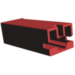 TE Connectivity, Positive Lock .250 Mk II 1 Way Nylon Crimp Terminal Housing, 6.35mm Tab Size, Natural