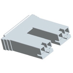 TE Connectivity, Positive Lock .250 Mk II 2 Way Nylon 66 Crimp Terminal Housing, 6.35mm Tab Size, Natural