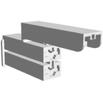 TE Connectivity, Positive Lock .187 Mk II 3 Way Nylon Crimp Terminal Housing, 6.35mm Tab Size, Natural