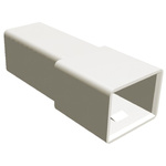 TE Connectivity, AMP FASTIN-FASTON 1 Way Nylon 66 Crimp Terminal Housing, 6.35mm Tab Size, Natural