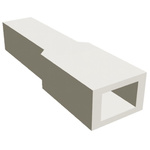 TE Connectivity 1 Way Polyethylene Crimp Terminal Housing, Natural