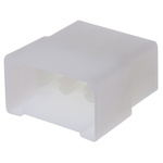 TE Connectivity, AMP FASTIN-FASTON 6 Way Nylon 66 Crimp Terminal Housing, 6.35mm Tab Size, Natural