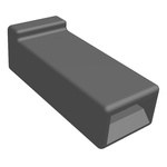 TE Connectivity, 250 1 Way Nylon Crimp Terminal Housing, Black