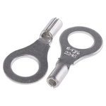 RS PRO Uninsulated Crimp Ring Terminal, M6 Stud Size, 0.5mm² to 1.5mm² Wire Size