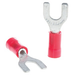TE Connectivity, PLASTI-GRIP Insulated Crimp Spade Connector, 0.26mm² to 1.65mm², 22AWG to 16AWG, M4 Stud Size Vinyl,