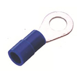 RS PRO Insulated Ring Terminal, 4.3mm Stud Size, 1.5mm² to 2.5mm² Wire Size, Blue