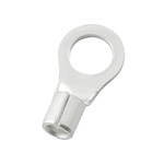 RS PRO Uninsulated Ring Terminal, 4.3mm Stud Size, 2.5mm² to 4mm² Wire Size