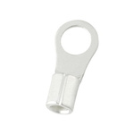 RS PRO Uninsulated Ring Terminal, 4.3mm Stud Size, 2.5mm² to 4mm² Wire Size