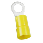 RS PRO Insulated Ring Terminal, 4.3mm Stud Size, 4mm² to 6mm² Wire Size, Yellow