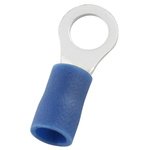 RS PRO Insulated Ring Terminal, 5.3mm Stud Size, 1.5mm² to 2.5mm² Wire Size, Blue