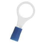 RS PRO Insulated Ring Terminal, 10.5mm Stud Size, 1.5mm² to 2.5mm² Wire Size, Blue