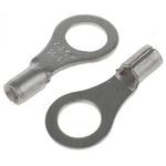 RS PRO Uninsulated Ring Terminal, M6 Stud Size, 1.5mm² to 2.5mm² Wire Size