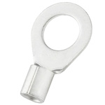 RS PRO Uninsulated Crimp Ring Terminal, 13mm Stud Size, 16mm² to 16mm² Wire Size, Silver