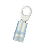 RS PRO Insulated Crimp Ring Terminal, M4 Stud Size, 1.5mm² to 2.5mm² Wire Size, Blue