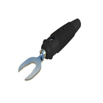 Hirschmann Test & Measurement, KB 2 Yes Fork Terminal 16AWG, 7.1mm Stud Size PVC, Yellow