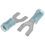 TE Connectivity, PIDG Insulated Crimp Spade Connector, 1.25mm² to 2mm², 16AWG to 14AWG, M3.5 Stud Size Nylon, Blue