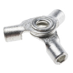 RS PRO Uninsulated Ring Terminal, 4 mm, 