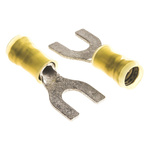 TE Connectivity, PIDG Insulated Crimp Spade Connector, 2.6mm² to 6.6mm², 12AWG to 10AWG, M6 Stud Size Nylon, Yellow