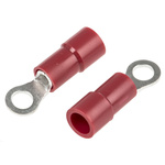 RS PRO Insulated Ring Terminal, M3 Stud Size, 0.5mm² to 1.5mm² Wire Size, Red