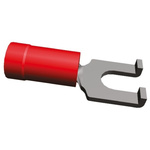 TE Connectivity, PLASTI-GRIP Insulated Crimp Spade Connector, 0.26mm² to 1.65mm², 22AWG to 16AWG, M4 Stud Size Vinyl,