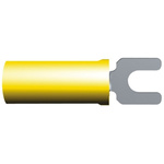 TE Connectivity, PIDG Insulated Crimp Spade Connector, 2.6mm² to 6.6mm², 12AWG to 10AWG, M3.5 (