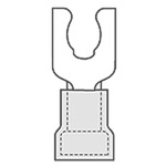 Molex, 19115 Insulated Crimp Spade Connector, 22AWG to 18AWG, M3.5 (