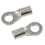 TE Connectivity, SOLISTRAND Uninsulated Crimp Ring Terminal, M2.5 Stud Size, 0.26mm² to 1.65mm² Wire Size, Grey