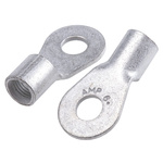 TE Connectivity, SOLISTRAND Uninsulated Crimp Ring Terminal, M6 Stud Size, 10.5mm² to 16.8mm² Wire Size