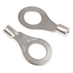 TE Connectivity, STRATO-THERM Uninsulated Ring Terminal, M6 Stud Size, 1mm² to 2.6mm² Wire Size