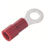 RS PRO Insulated Ring Terminal, 5.3mm Stud Size, 0.5mm² to 1.5mm² Wire Size, Red