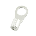 RS PRO Uninsulated Ring Terminal, 3.7mm Stud Size, 1.5mm² to 2.5mm² Wire Size