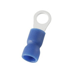 RS PRO Insulated Ring Terminal, 4.3mm Stud Size, 1.5mm² to 2.5mm² Wire Size, Blue