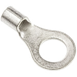 TE Connectivity, SOLISTRAND Uninsulated Ring Terminal, M8 Stud Size, 2.6mm² to 6.6mm² Wire Size