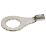 TE Connectivity, SOLISTRAND Uninsulated Ring Terminal, M6 Stud Size, 0.26mm² to 1.65mm² Wire Size