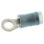 TE Connectivity, PIDG Insulated Ring Terminal, M3.5 Stud Size, 1mm² to 2.6mm² Wire Size, Blue