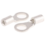JST Uninsulated Ring Terminal, 4mm Stud Size, 0.25mm² to 1.65mm² Wire Size