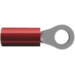 TE Connectivity, PIDG Insulated Ring Terminal, M2.5 Stud Size, 0.26mm² to 1.65mm² Wire Size, Red