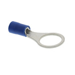 JST, FV Insulated Ring Terminal, 10mm Stud Size, 1mm² to 2.6mm² Wire Size, Blue