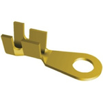 TE Connectivity Uninsulated Ring Terminal, 4.3mm Stud Size, 0.8mm² to 2.1mm² Wire Size
