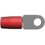 TE Connectivity, TERMINYL Insulated Ring Terminal, M10 Stud Size, 26.7mm² to 42.4mm² Wire Size, Red