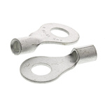 TE Connectivity, SOLISTRAND Uninsulated Ring Terminal, M6 Stud Size, 2.6mm² to 6.6mm² Wire Size