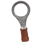 TE Connectivity, PIDG Insulated Ring Terminal, M10 Stud Size, 0.26mm² to 1.65mm² Wire Size, Red
