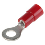 Phoenix Contact, C-RCI 1.5/M4 Insulated Ring Terminal, M4 Stud Size, 0.5mm² to 1.5mm² Wire Size, Red