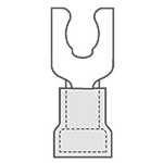 Molex, 19115 Insulated Crimp Spade Connector, 22AWG to 18AWG, M3.5 (